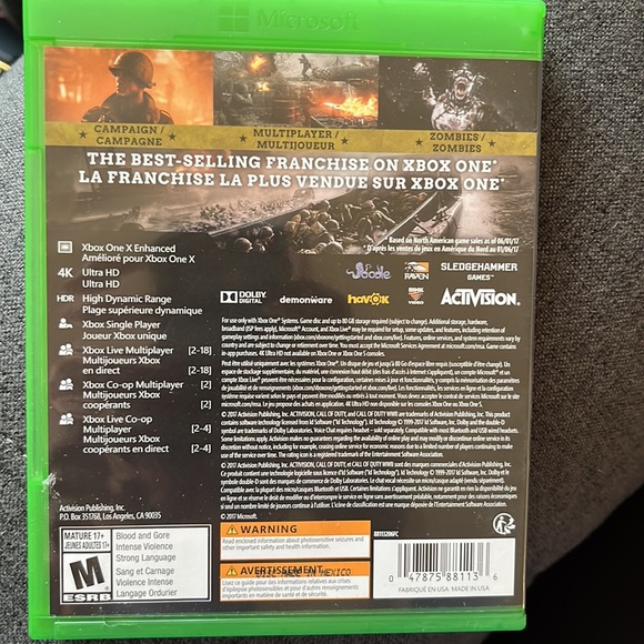 CALL OF DUTY WW11 for Xbox One - Picture 2 of 4